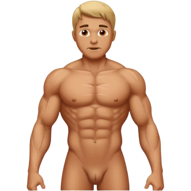 naked man jorking his dick emoji