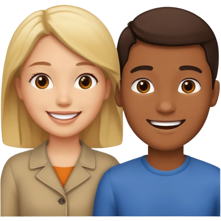 two people talking to eachother emoji