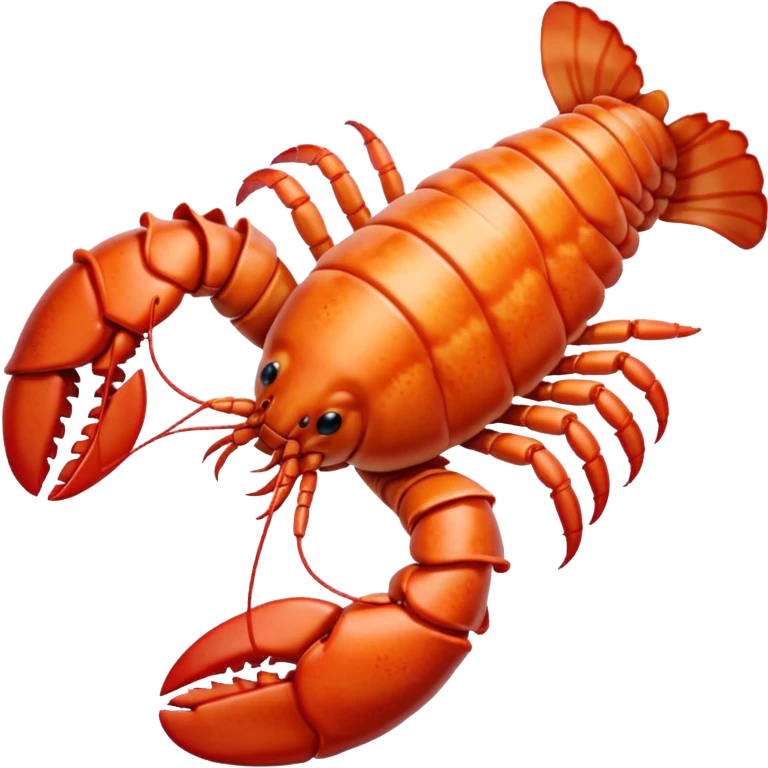 White lobster tail emoji