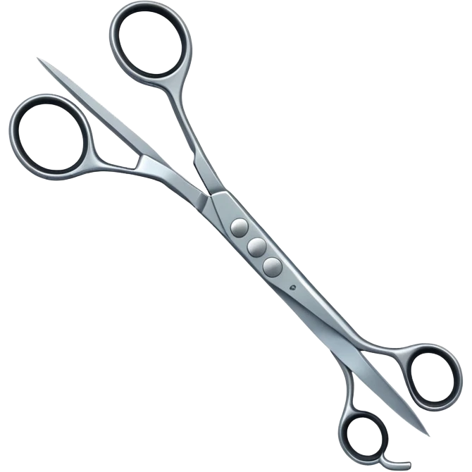 Hair cutting scissors  emoji