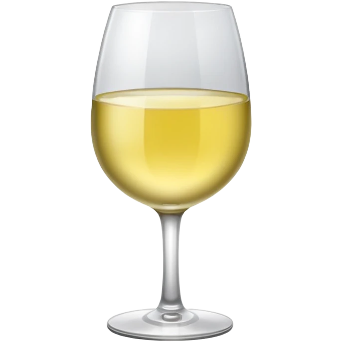 glass of white wine  emoji