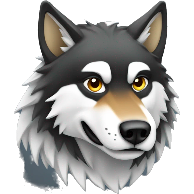 alpha wold howling emoji