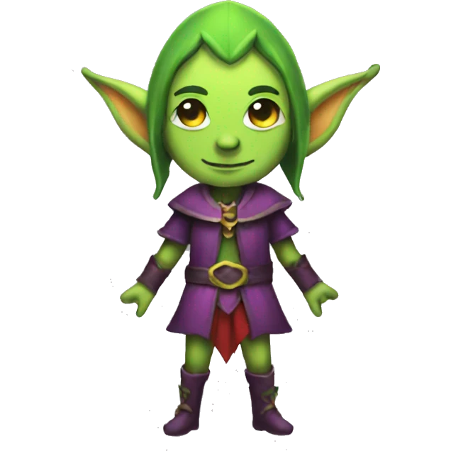 impish elf at a rave emoji