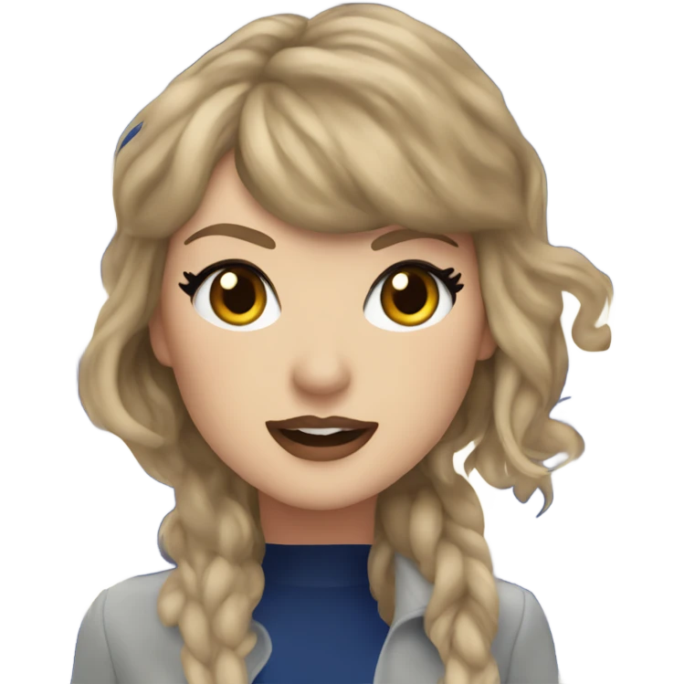 Taylor swift in a tardis  emoji