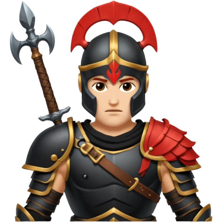 ares god of war black armour emoji