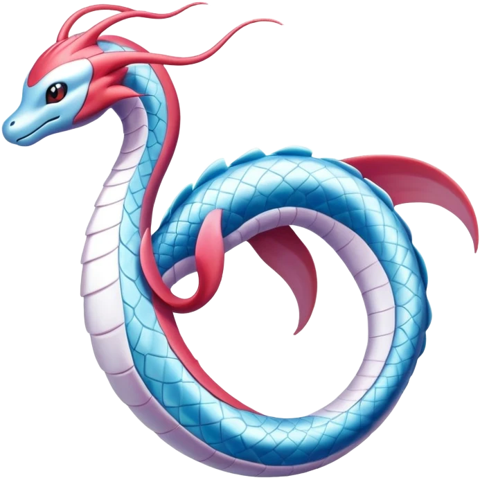 Milotic-Dragonair-Fakémon-hybrid-creature (full body)  emoji