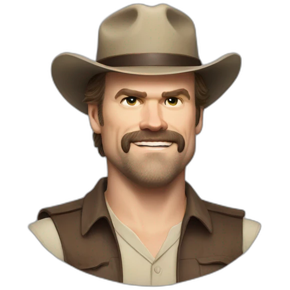 Jim Hopper David harbour little smiling emoji