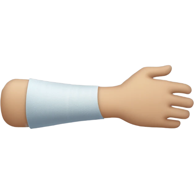 Broken arm emoji