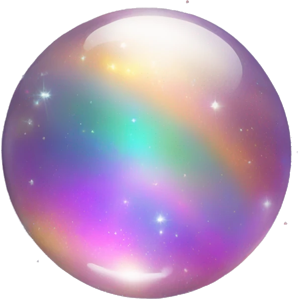 Shiny Rainbow-Sparkle-Iridescent-Nebula-Opal-Gemstone emoji