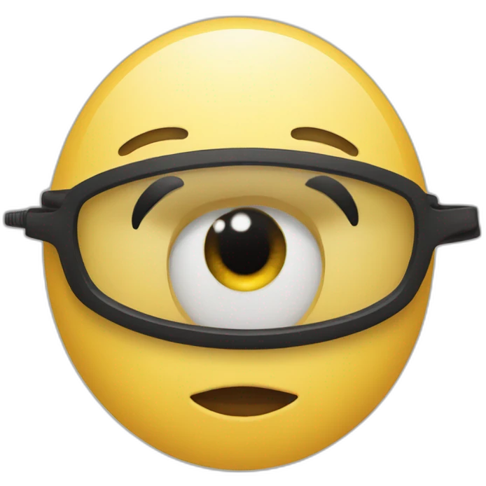 Eyes of a pen emoji