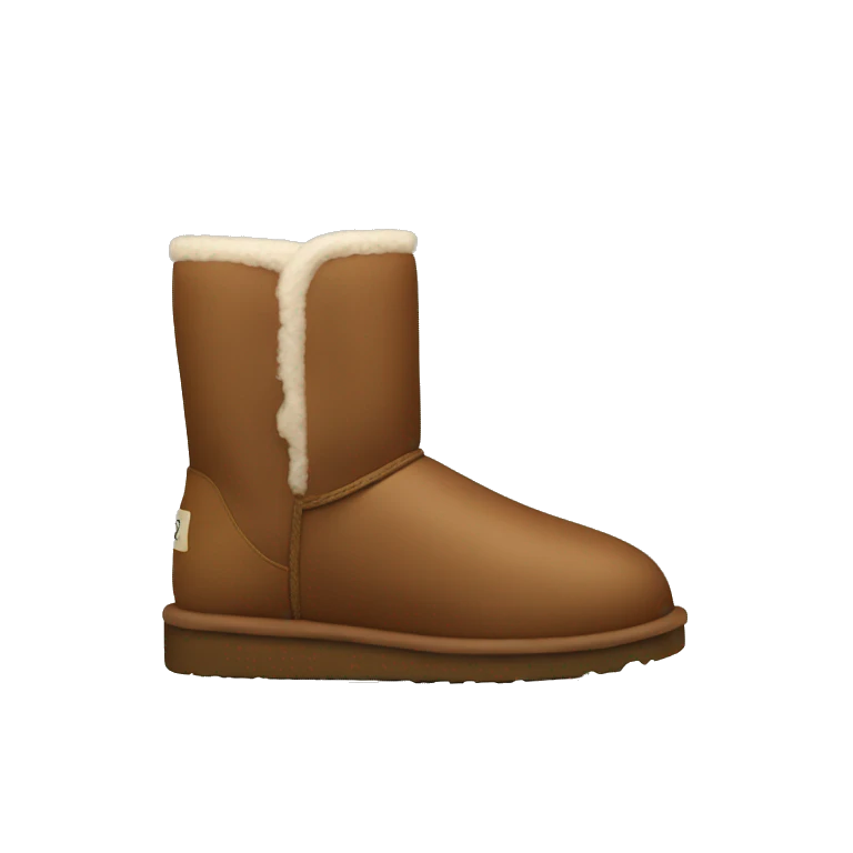 Brown Ugg boots emoji