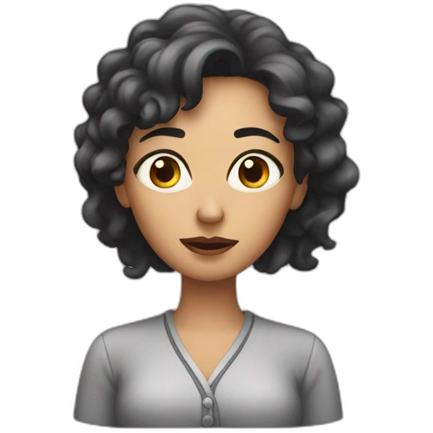 woman, guilty for watching tv series emoji