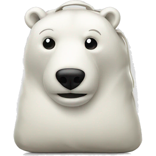 polar bear bag emoji