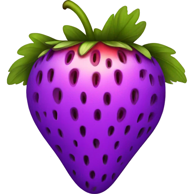 strawberry purple emoji