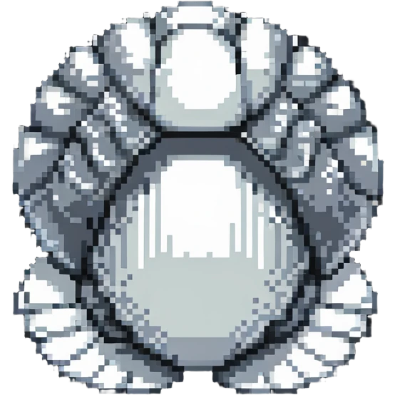 open clam shell with pearl emoji