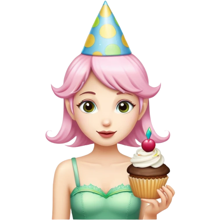 Birthday fairy emoji