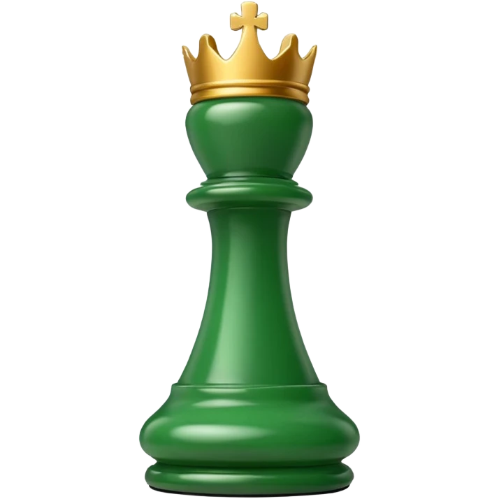 green chess piece queen emoji