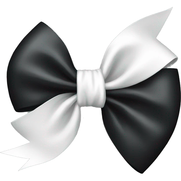 white bow emoji
