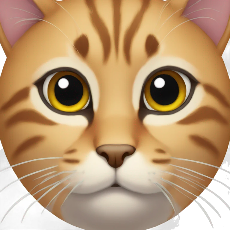 intense stare cat emoji