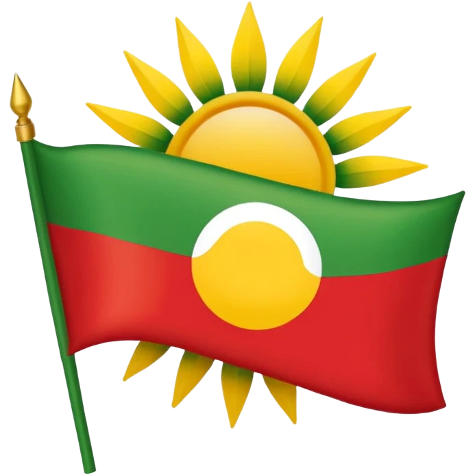 Kurdish flag emoji