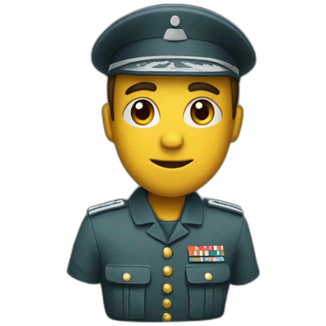 Soldat spatial emoji