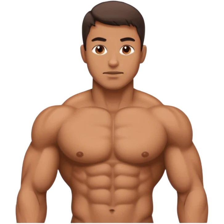 A man dull body naked naked emoji