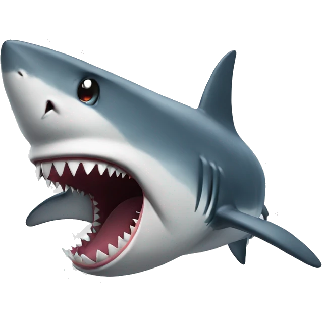 Shark is mad emoji