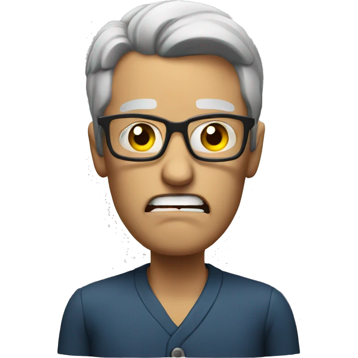 Angry teacher emoji