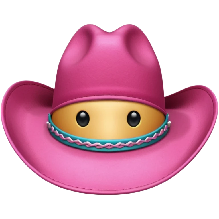 pink cowboy hat emoji