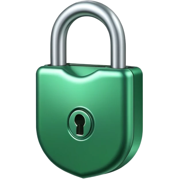 Green lock feeeein emoji