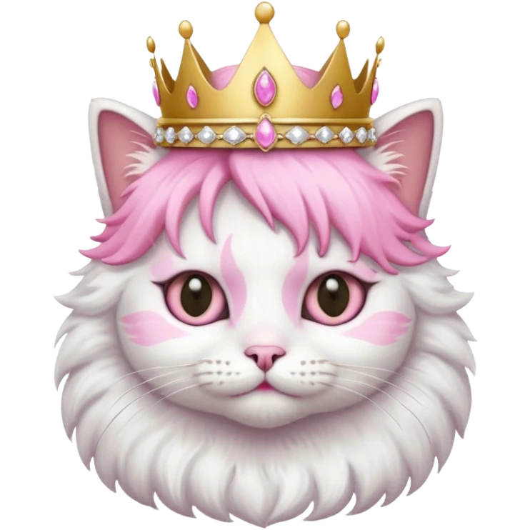 cat with a tiara emoji