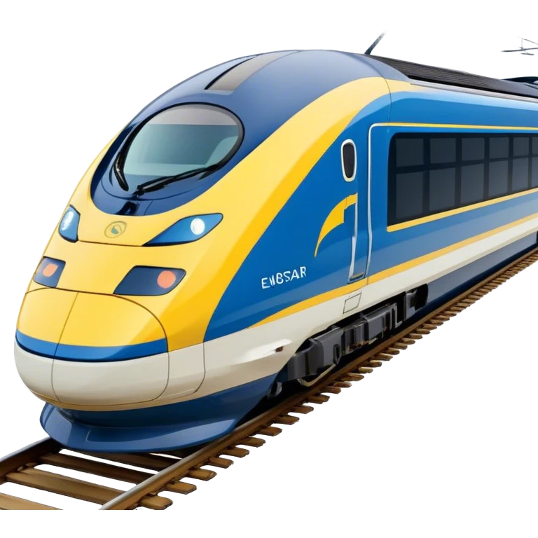 Eurostar - Eurostar International (Model Year: 2020) (Iconic colour: Blue and yellow) emoji