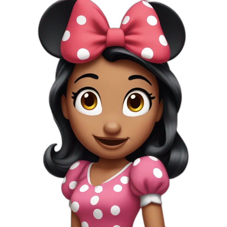 Minnie mouse emoji