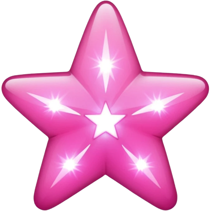 Pink stars emoji