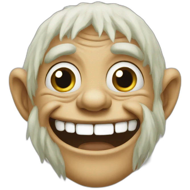 Troll face meme emoji