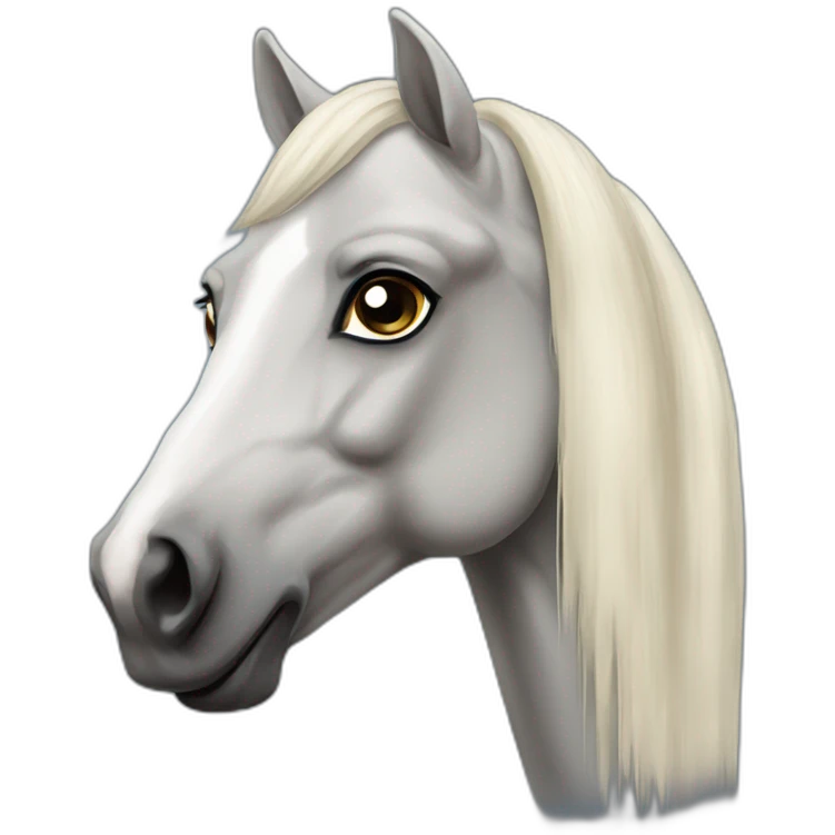 fleabitten arabian horse emoji