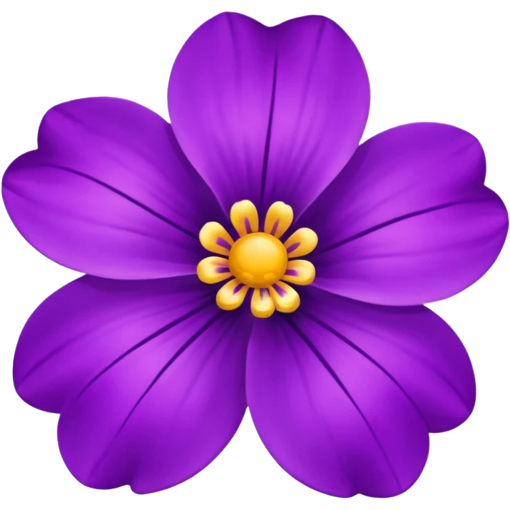 Violet flower emoji
