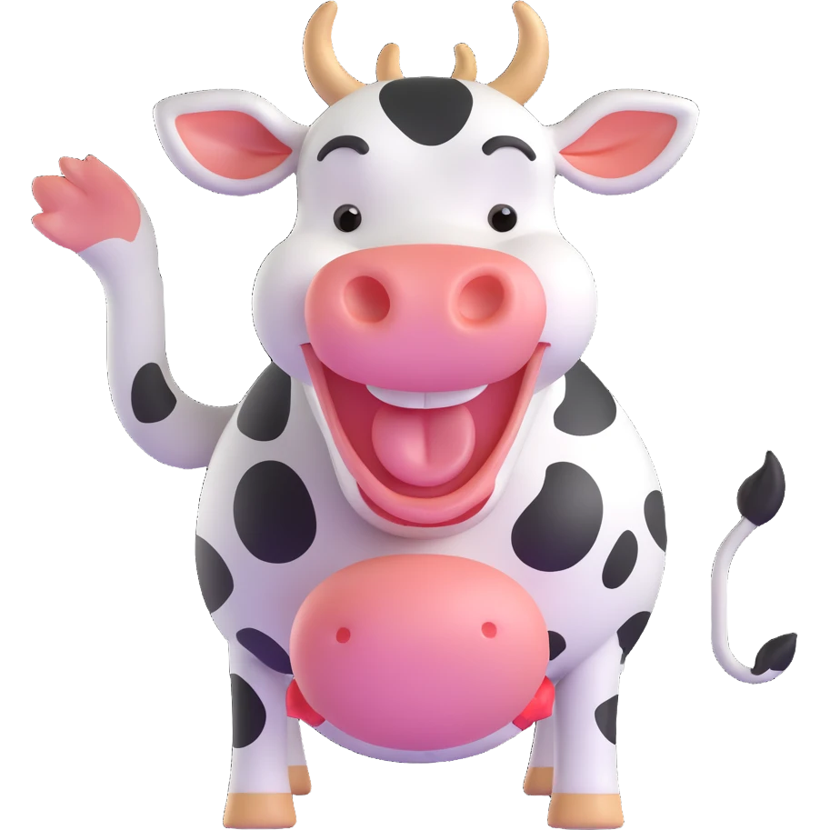 laughing cow emoji