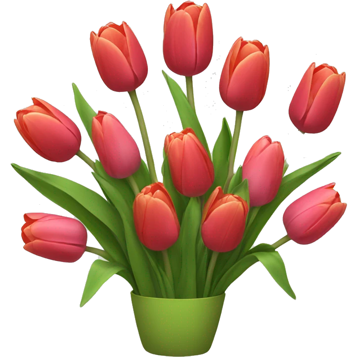 bouquet of tulips emoji