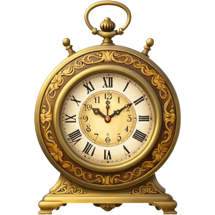 Clock that tea emoji