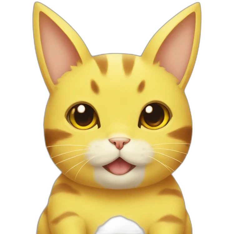 Pikachu cat emoji