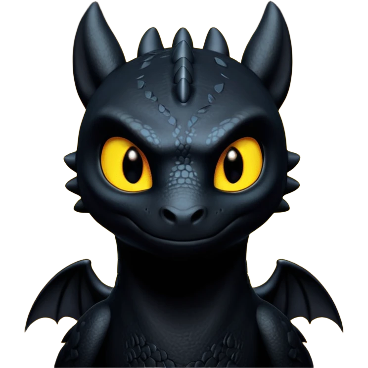 Night fury how to train your dragon emoji