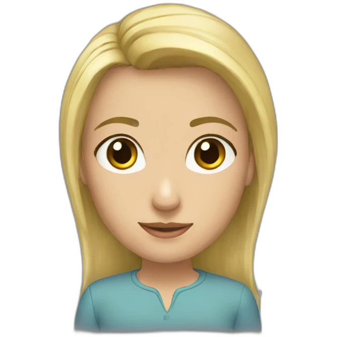 Девочка-неко смущена emoji