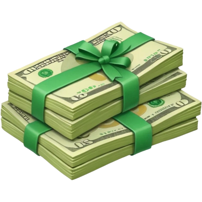 Dinero sin el envoltorio de regalo  emoji