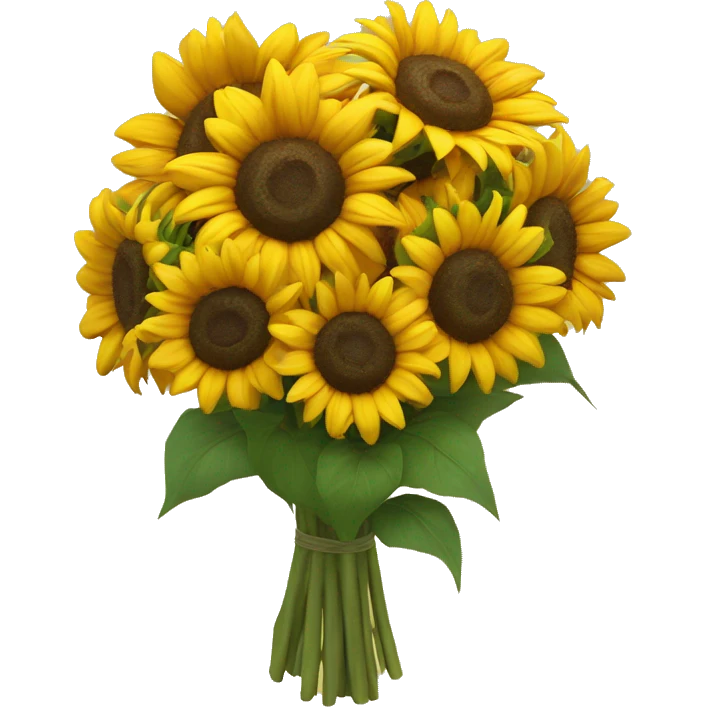 Sunflower bouquet  emoji