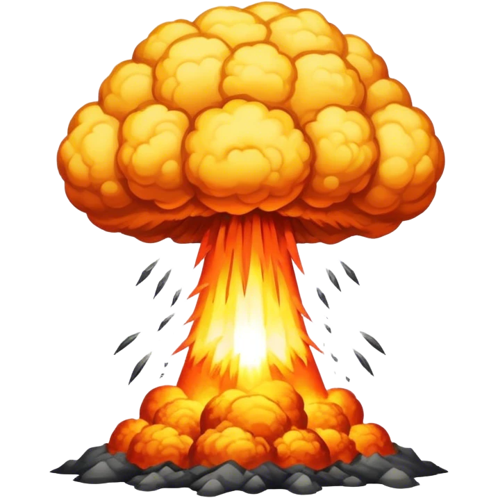 nuclear explosion emoji
