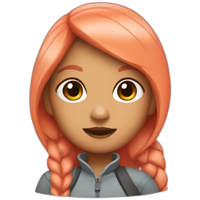 salmon girl emoji
