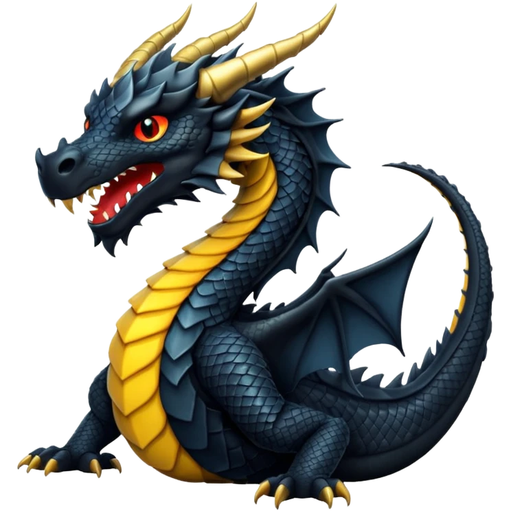 black dragon emoji
