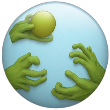 Rond dans la main emoji