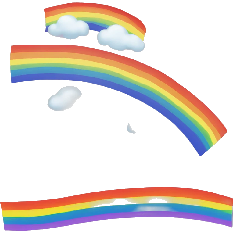 Rainbow axiolot emoji